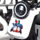 Wet Furry Anthro Character Sticker, strong adhesive suitable for travel suitcases and cargo boxes. Vinyl car decals suitable for cars, motorcycles, laptops, computers, backpacks, water bottles, and more.