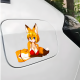 Anime Fox Girl Bikini Car Decal Sticker, suitable for computers,laptops, water bottles,suitcases,cars, and other surfaces. Vinyl car decals suitable for cars,motorcycles,laptops, computers, backpacks, water bottles, and more.
