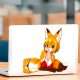 Anime Fox Girl Bikini Car Decal Sticker, suitable for computers,laptops, water bottles,suitcases,cars, and other surfaces. Vinyl car decals suitable for cars,motorcycles,laptops, computers, backpacks, water bottles, and more.