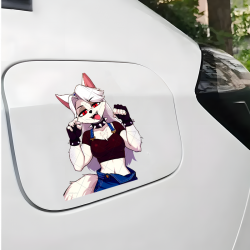 Loona Helluva Boss Car Sticker - VIP-300, suitable for skateboard decks, rollerblades, and scooters. Vinyl car decals suitable for cars, motorcycles, laptops, computers, backpacks, water bottles, and more.