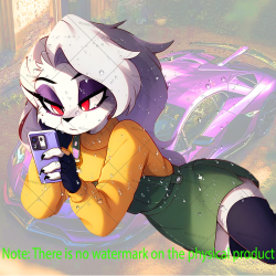 Loona Helluva Boss Car Background Sticker, perfect for gaming setups, PC towers, and console skins. Vinyl car decals suitable for cars, motorcycles, laptops, computers, backpacks, water bottles, and more.