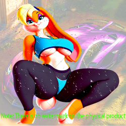 Lola Bunny Sexy Car Sticker Decal, aesthetic stickers for planners, diaries, calendars, and stationery. Vinyl car decals suitable for cars, motorcycles, laptops, computers, backpacks, water bottles, and more.