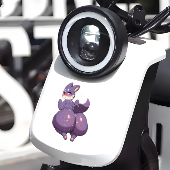 Wet Purple Furry Booty Car Decal, the perfect finishing touch for your scrapbooking masterpiece. Vinyl car decals suitable for cars, motorcycles, laptops, computers, backpacks, water bottles, and more.