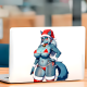 Christmas Furry Girl Bikini Car Sticker, a fun way to personalize your lunch box, cooler, or thermos. Vinyl car decals suitable for cars, motorcycles, laptops, computers, backpacks, water bottles, and more.