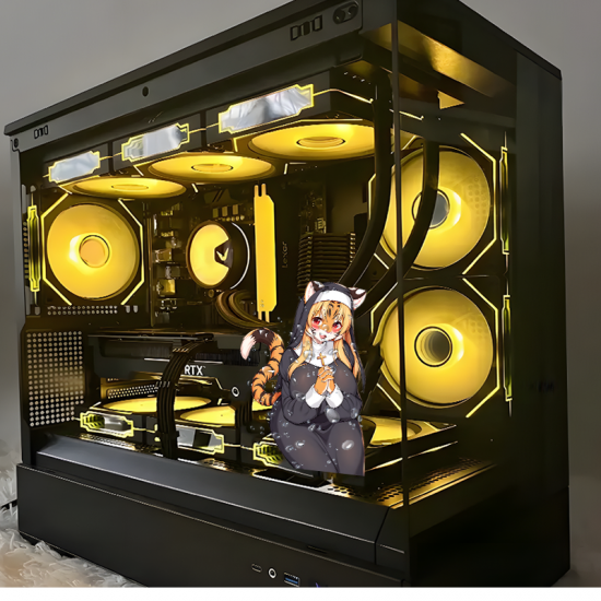 Tiger Nun Anime Car Decal Sticker, great for musical instruments like guitar cases, drums, and pianos. Vinyl car decals suitable for cars, motorcycles, laptops, computers, backpacks, water bottles, and more.