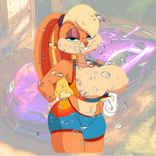 Lola Bunny Sexy Car Decal - VIP-327, aesthetic stickers for planners, diaries, calendars, and stationery. Vinyl car decals suitable for cars, motorcycles, laptops, computers, backpacks, water bottles, and more.