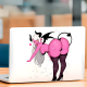Pink Succubus Anime Girl Car Decal Sticker, perfect for teachers to use as rewards or classroom decorations. Vinyl car decals suitable for cars, motorcycles, laptops, computers, backpacks, water bottles, and more.