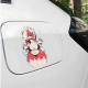 Anthro Wolf Girl Bikini Car Decal/Sticker, fun addition to your scrapbook, photo album, or handmade cards. Vinyl car decals suitable for cars, motorcycles, laptops, computers, backpacks, water bottles, and more.