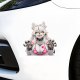 Bikini Furry Wolf Girl Sticker/Decal, the perfect finishing touch for your scrapbooking masterpiece. Vinyl car decals suitable for cars, motorcycles, laptops, computers, backpacks, water bottles, and more.