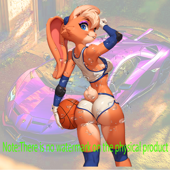 Lola Bunny Basketball Car Sticker, suitable for hard luggage, carry-ons, and travel accessories. Vinyl car decals suitable for cars, motorcycles, laptops, computers, backpacks, water bottles, and more.