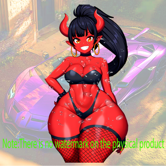 Anime Girl Devil Girl Car Decal Sticker, adheres well to plastic, metal, wood, glass, and ceramic surfaces. Vinyl car decals suitable for cars, motorcycles, laptops, computers, backpacks, water bottles, and more.