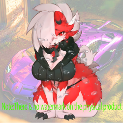 Furry Anthro Lycanroc Car Decal Sticker, adds style to your daily planner, notebook, and office supplies. Vinyl car decals suitable for cars, motorcycles, laptops, computers, backpacks, water bottles, and more.