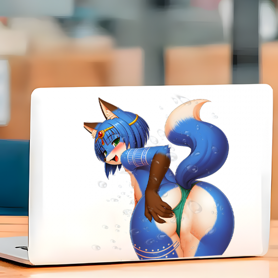 Anime Fox Girl Sticker/Decal, fun addition to your scrapbook, photo album, or handmade cards. Vinyl car decals suitable for cars, motorcycles, laptops, computers, backpacks, water bottles, and more.