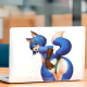 Anime Fox Girl Sticker/Decal, fun addition to your scrapbook, photo album, or handmade cards. Vinyl car decals suitable for cars, motorcycles, laptops, computers, backpacks, water bottles, and more.