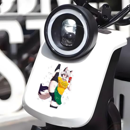 Loona Splits Selfie Sticker, ideal for personalizing your workspace, desk, monitor, and keyboard. Vinyl car decals suitable for cars, motorcycles, laptops, computers, backpacks, water bottles, and more.