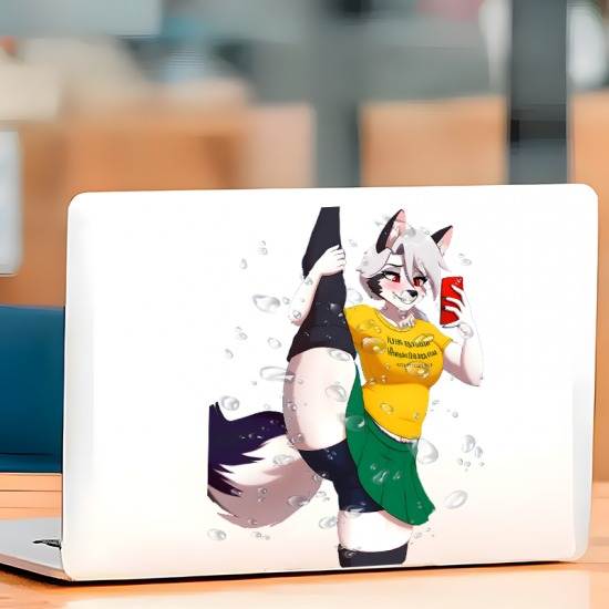 Loona Splits Selfie Sticker, ideal for personalizing your workspace, desk, monitor, and keyboard. Vinyl car decals suitable for cars, motorcycles, laptops, computers, backpacks, water bottles, and more.