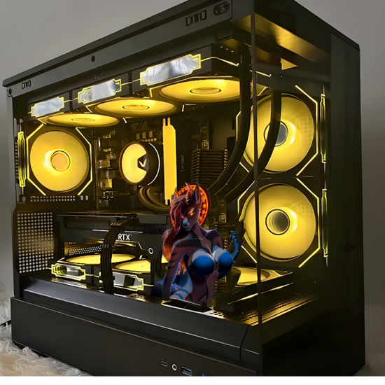 Horned Wolf Girl Car Sticker/Decal, water-proof and sun-proof, great for car windows and bumpers. Vinyl car decals suitable for cars, motorcycles, laptops, computers, backpacks, water bottles, and more.