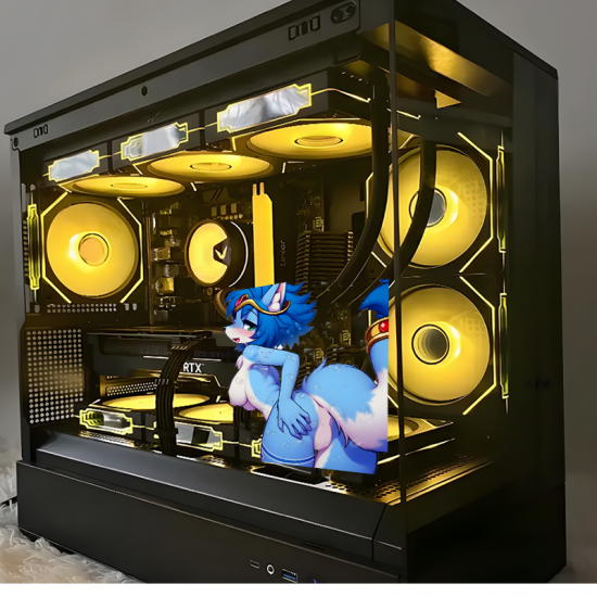 Blue Furry Pinup Sticker, adds a personal touch to your luggage, travel bags, and backpacks. Vinyl car decals suitable for cars, motorcycles, laptops, computers, backpacks, water bottles, and more.