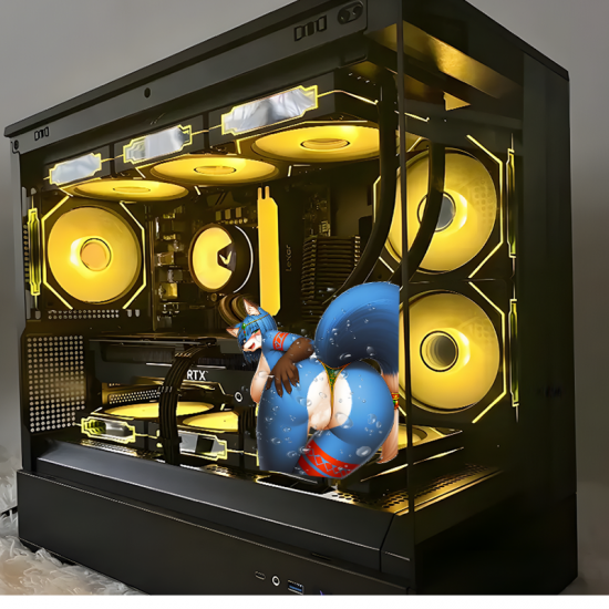 Sexy Blue Fox Girl Waterproof Sticker, suitable for adding character to your car's rear windshield. Vinyl car decals suitable for cars, motorcycles, laptops, computers, backpacks, water bottles, and more.