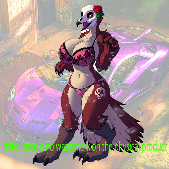 Sexy Eagle Furry Sticker Decal, versatile decal for tablets, smartphones, and power banks. Vinyl car decals suitable for cars, motorcycles, laptops, computers, backpacks, water bottles, and more.