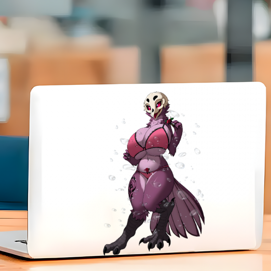 Bird Skull Girl Bikini Rose Car Sticker Decal, water-resistant sticker suitable for mugs, cups, and tumblers. Vinyl car decals suitable for cars, motorcycles, laptops, computers, backpacks, water bottles, and more.