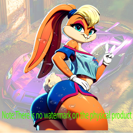 Lola Bunny Car Decal - Space Jam Cartoon Sticker, a fun way to personalize your lunch box, cooler, or thermos. Vinyl car decals suitable for cars, motorcycles, laptops, computers, backpacks, water bottles, and more.
