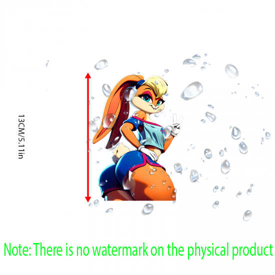 Lola Bunny Car Decal - Space Jam Cartoon Sticker, a fun way to personalize your lunch box, cooler, or thermos. Vinyl car decals suitable for cars, motorcycles, laptops, computers, backpacks, water bottles, and more.