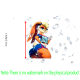 Lola Bunny Car Decal - Space Jam Cartoon Sticker, a fun way to personalize your lunch box, cooler, or thermos. Vinyl car decals suitable for cars, motorcycles, laptops, computers, backpacks, water bottles, and more.