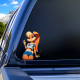 Lola Bunny Space Jam Car Sticker Decal, versatile decal for tablets, smartphones, and power banks. Vinyl car decals suitable for cars, motorcycles, laptops, computers, backpacks, water bottles, and more.