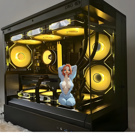 Anthro Bird Girl with Sports Car Sticker, perfect for customizing hydro flasks and reusable water bottles. Vinyl car decals suitable for cars, motorcycles, laptops, computers, backpacks, water bottles, and more.