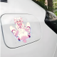Ralsei NSFW Furry Car Sticker, great for musical instruments like guitar cases, drums, and pianos. Vinyl car decals suitable for cars, motorcycles, laptops, computers, backpacks, water bottles, and more.