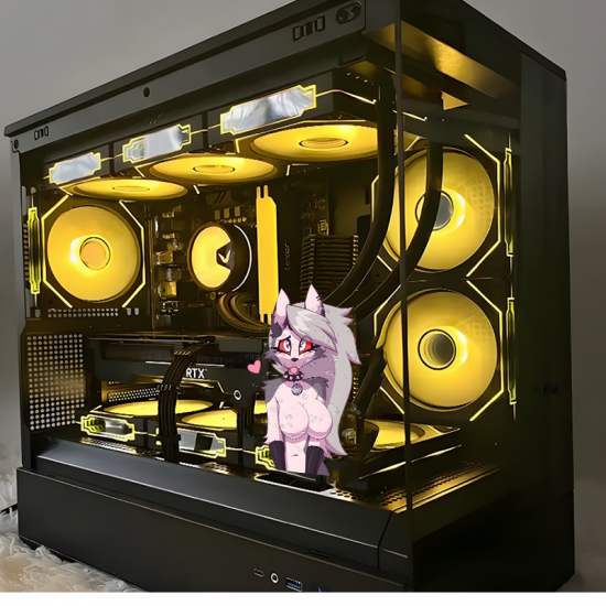 Loona Helluva Boss Car Sticker Decal, ideal for motivational boards, vision boards, and wall art. Vinyl car decals suitable for cars, motorcycles, laptops, computers, backpacks, water bottles, and more.