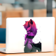 Sexy Furry Wolf Girl & Car Decal Sticker, cool decal for skateboards, snowboards, surfboards, and longboards. Vinyl car decals suitable for cars, motorcycles, laptops, computers, backpacks, water bottles, and more.