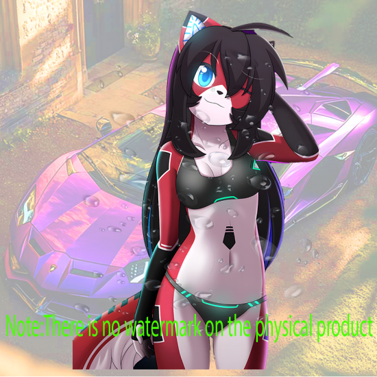 Furry Anthro Fox Girl Waterproof Sticker Decal, stylish addition to your iPad, Kindle, e-reader, and tablet cases. Vinyl car decals suitable for cars, motorcycles, laptops, computers, backpacks, water bottles, and more.