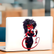 Millie Helluva Boss Sexy Devil Girl Sticker, ideal for bullet journaling, scrapbooking, and creative planning. Vinyl car decals suitable for cars, motorcycles, laptops, computers, backpacks, water bottles, and more.