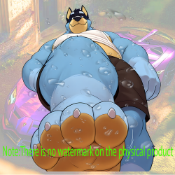 Blue Furry Paw Car Sticker, high-quality vinyl for personalized decoration of laptops and water bottles. Vinyl car decals suitable for cars, motorcycles, laptops, computers, backpacks, water bottles, and more.