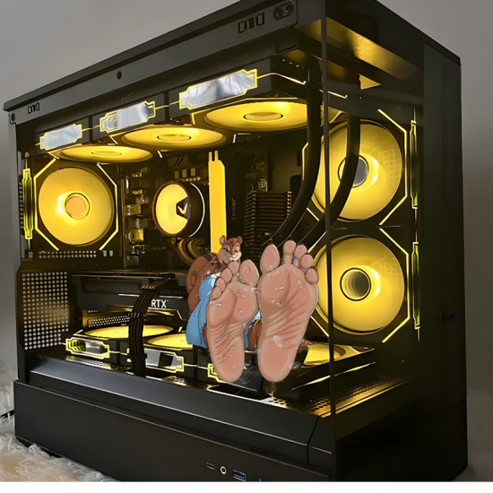 Cartoon Squirrel Feet Wet Car Decal Sticker, durable and weather-resistant, perfect for outdoor gear and vehicles. Vinyl car decals suitable for cars, motorcycles, laptops, computers, backpacks, water bottles, and more.