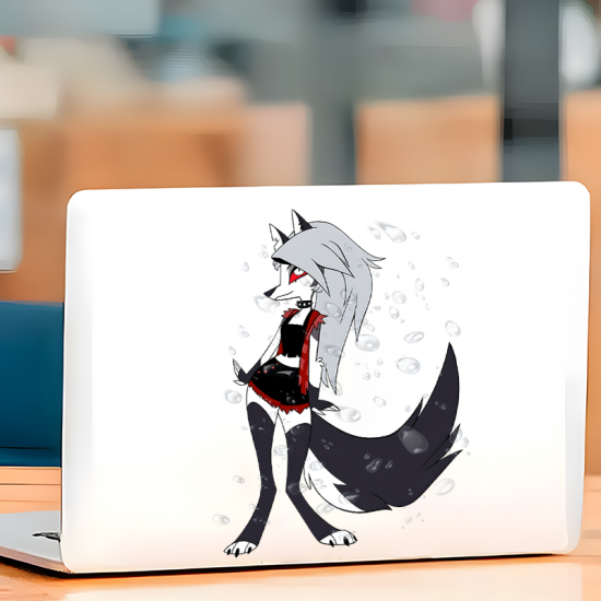 Loona Helluva Boss Anime Car Sticker Decal, perfect gift for kids and teens to decorate their school supplies. Vinyl car decals suitable for cars, motorcycles, laptops, computers, backpacks, water bottles, and more.