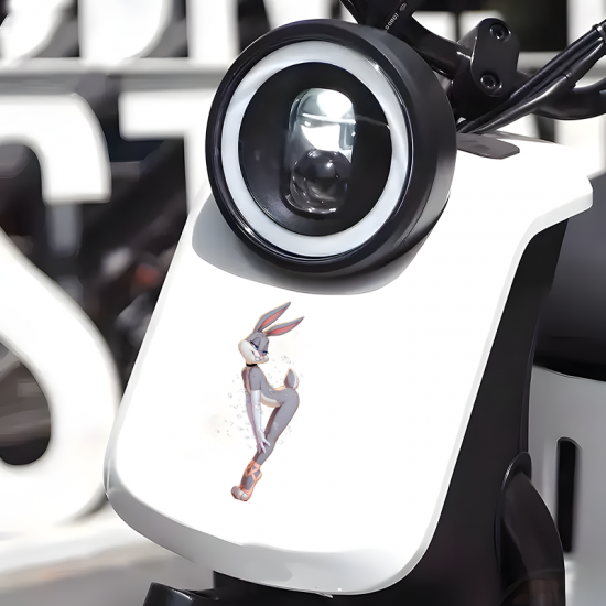 Sexy Bugs Bunny Car Decal Sticker, suitable for hard luggage, carry-ons, and travel accessories. Vinyl car decals suitable for cars, motorcycles, laptops, computers, backpacks, water bottles, and more.