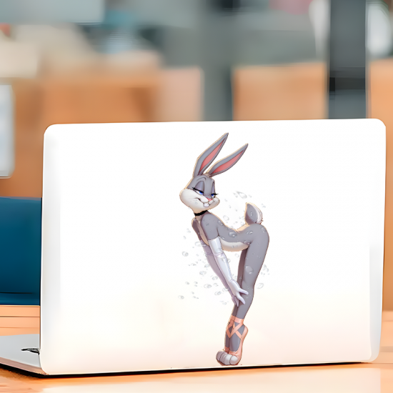 Sexy Bugs Bunny Car Decal Sticker, suitable for hard luggage, carry-ons, and travel accessories. Vinyl car decals suitable for cars, motorcycles, laptops, computers, backpacks, water bottles, and more.