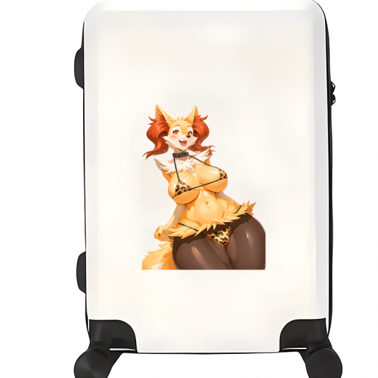 Sexy Furry Fox Girl Bikini Sticker Decal, versatile decal for tablets, smartphones, and power banks. Vinyl car decals suitable for cars, motorcycles, laptops, computers, backpacks, water bottles, and more.