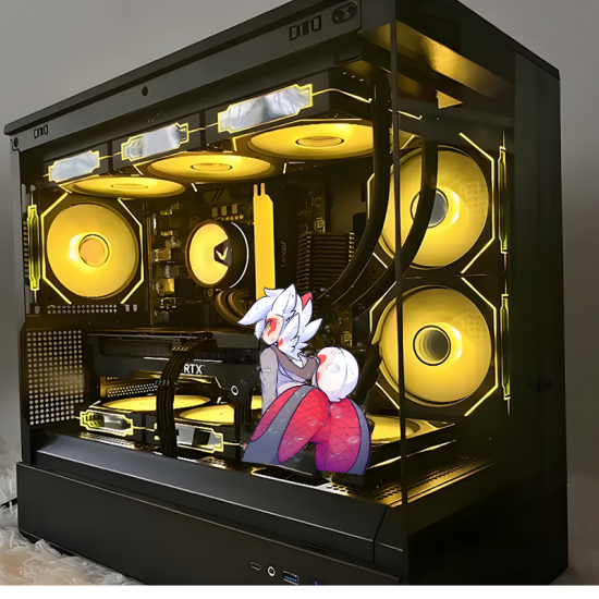 Furry Anthro Rabbit Girl and Purple Car Sticker, ideal for bullet journaling, scrapbooking, and creative planning. Vinyl car decals suitable for cars, motorcycles, laptops, computers, backpacks, water bottles, and more.