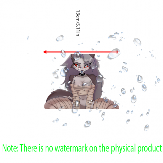 Loona Helluva Boss Car Sticker Decal Waterproof, durable sticker for toolboxes, hard hats, and construction gear. Vinyl car decals suitable for cars, motorcycles, laptops, computers, backpacks, water bottles, and more.