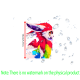 Rainbow Furry Fox Animal Decal Sticker, ideal for water bottles, hydro flasks, phones, tablets, and car bumpers. Vinyl car decals suitable for cars, motorcycles, laptops, computers, backpacks, water bottles, and more.
