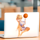 Furry Basketball Bunny Girl Car Decal Sticker, looks amazing on phone cases, tablets, gaming consoles, and controllers. Vinyl car decals suitable for cars, motorcycles, laptops, computers, backpacks, water bottles, and more.