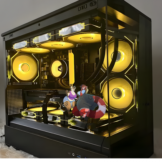 Furry Ladies with Car Sticker, easy to apply on cars, trucks, vans, and recreational vehicles. Vinyl car decals suitable for cars, motorcycles, laptops, computers, backpacks, water bottles, and more.