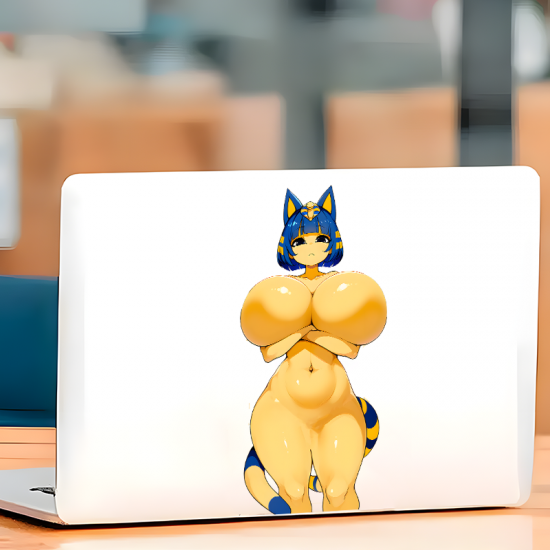 Ankha Purple Lamborghini Sticker, high definition print suitable for collectors and fans. Vinyl car decals suitable for cars, motorcycles, laptops, computers, backpacks, water bottles, and more.