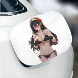 Yor Forger Bikini Anime Decal, perfect for customizing your laptop, skateboard, luggage, and bedroom walls.Vinyl car decals suitable for cars, motorcycles,laptops, computers, backpacks, water bottles, and more.