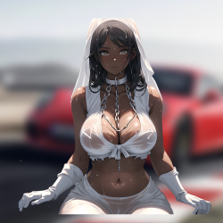 Anime Bride Chain Collar Car Decal Sticker, water-resistant sticker suitable for mugs, cups, and tumblers. Vinyl car decals suitable for cars, motorcycles, laptops, computers, backpacks, water bottles, and more.