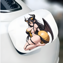 Anime Demon Girl Sexy Sticker Decal, water-resistant sticker suitable for mugs, cups, and tumblers. Vinyl car decals suitable for cars, motorcycles, laptops, computers, backpacks, water bottles, and more.